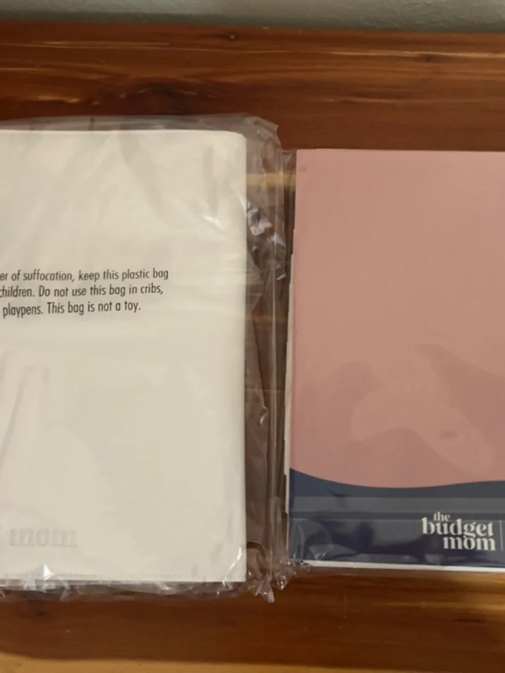 NEW The Budget Mom Live Rich Planner (Full Size) and White Folio